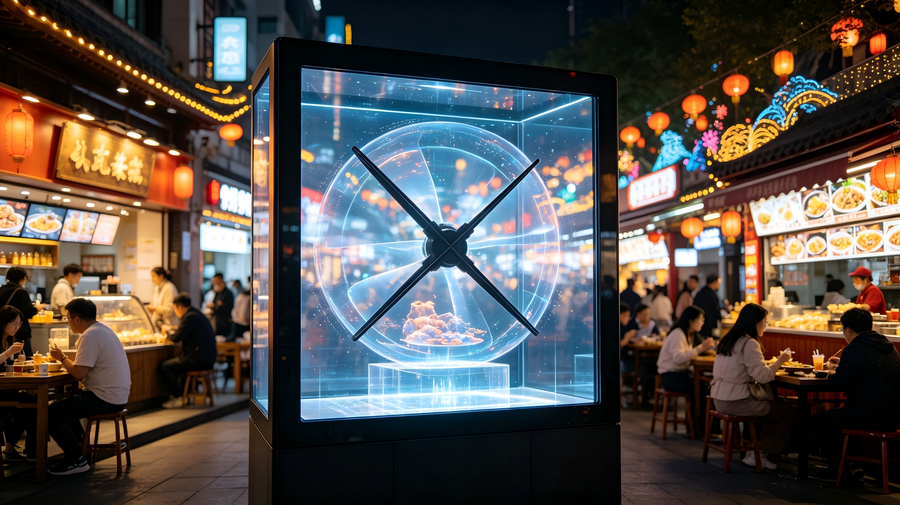 Indoor vs Outdoor Holographic Fan Displays