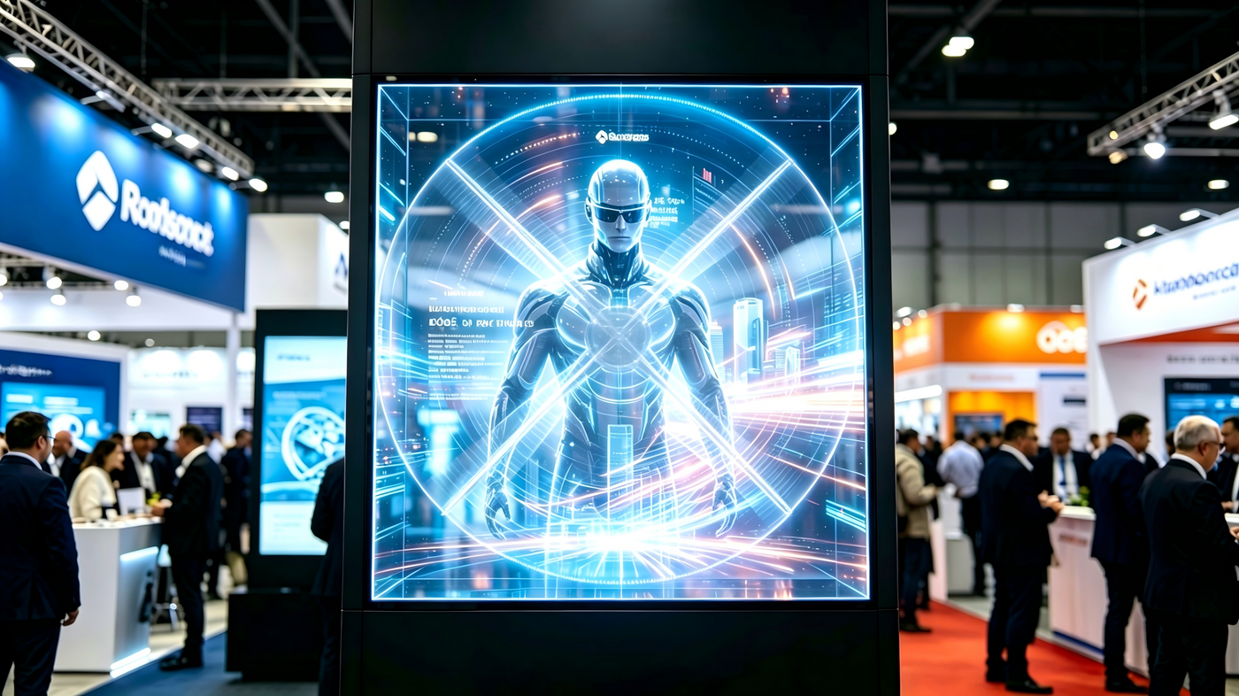 Holographic Fan Displays for Trade Show Booths
