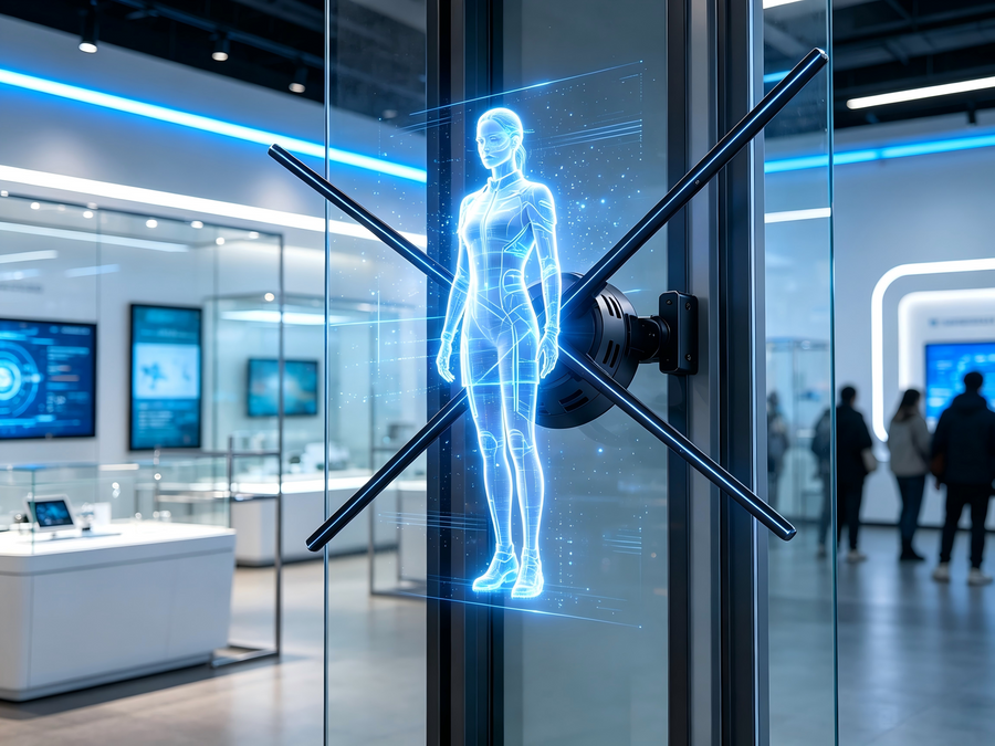 Corporate Exhibition Hall Hologram Fan: Digitize Brand Showrooms in 2026